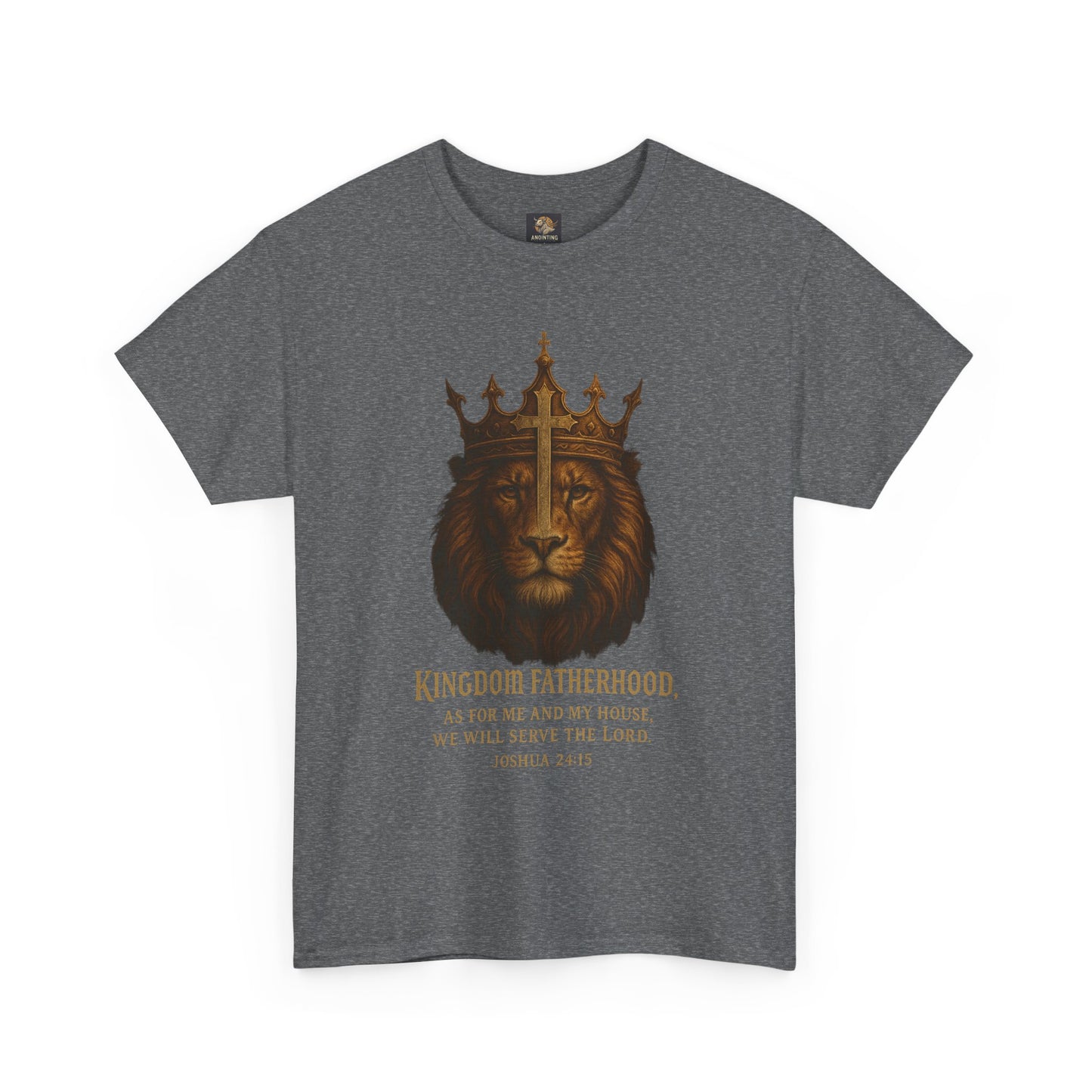 "Kingdom Fatherhood" Lion & Crown Scripture Tee