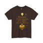 Christian Heavy Cotton Tee - 'Wounds From Trauma Are Open Door to Demons'