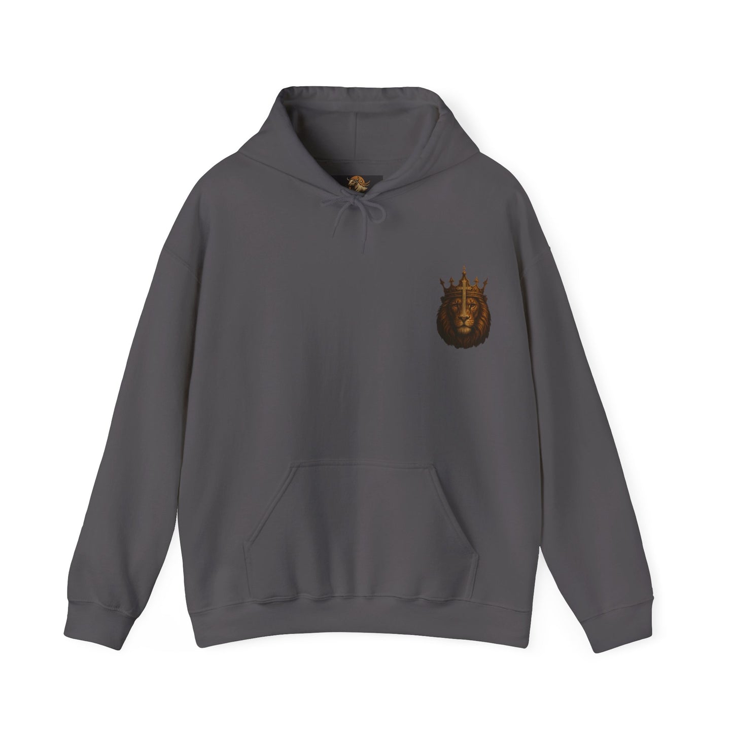 "Kingdom Fatherhood" Crowned Lion Hoodie