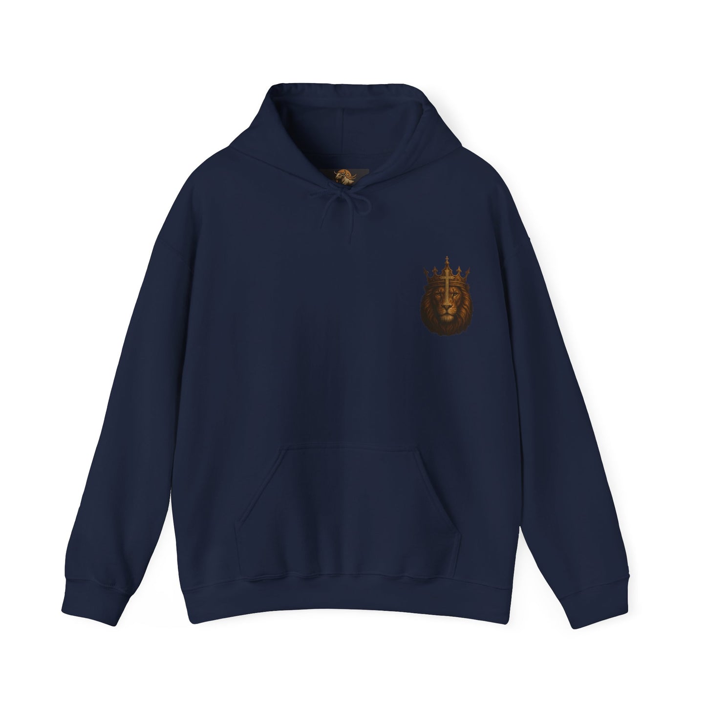 "Kingdom Fatherhood" Crowned Lion Hoodie