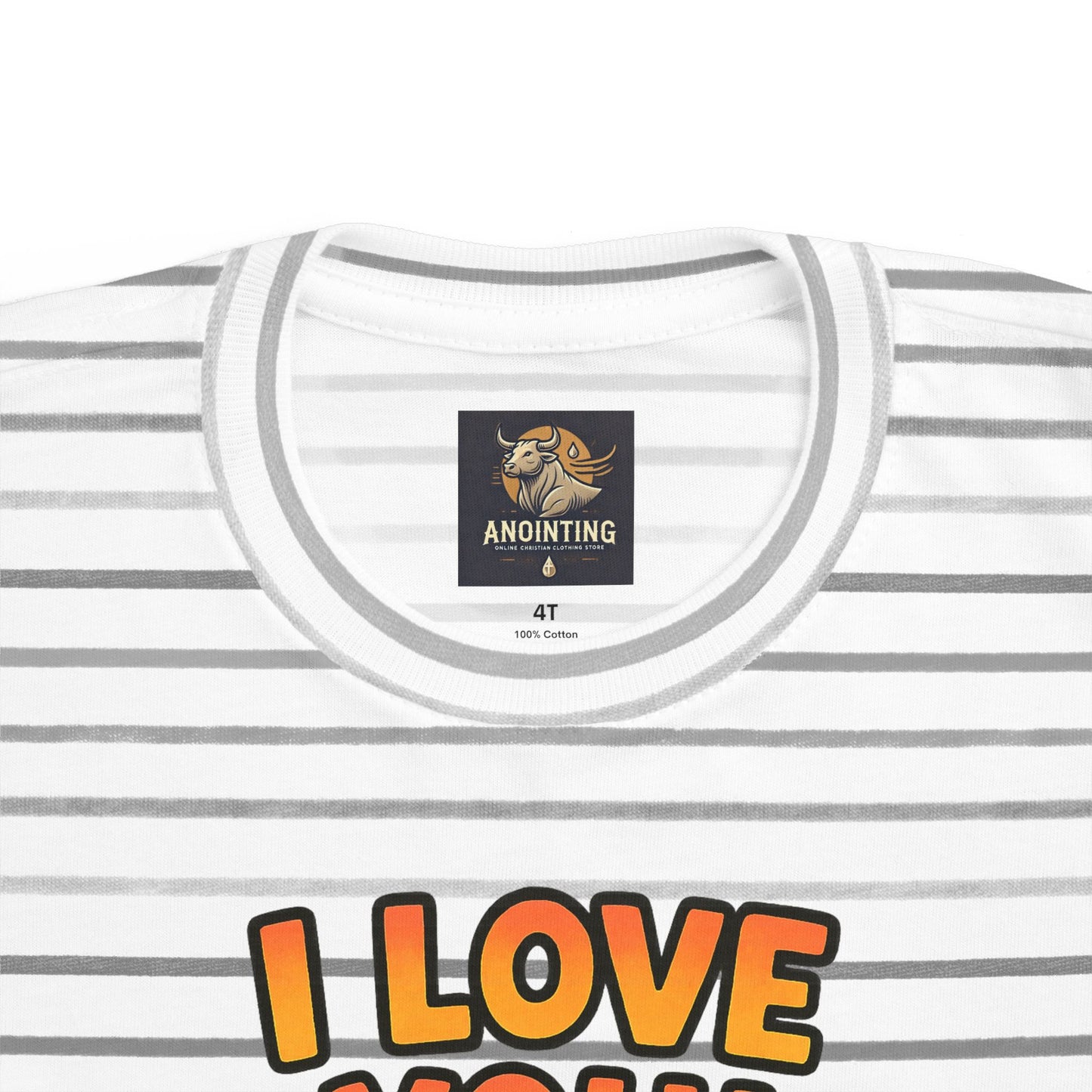 “I Love You!” Toddler Tee – 1 John 4:19 Christian Shirt