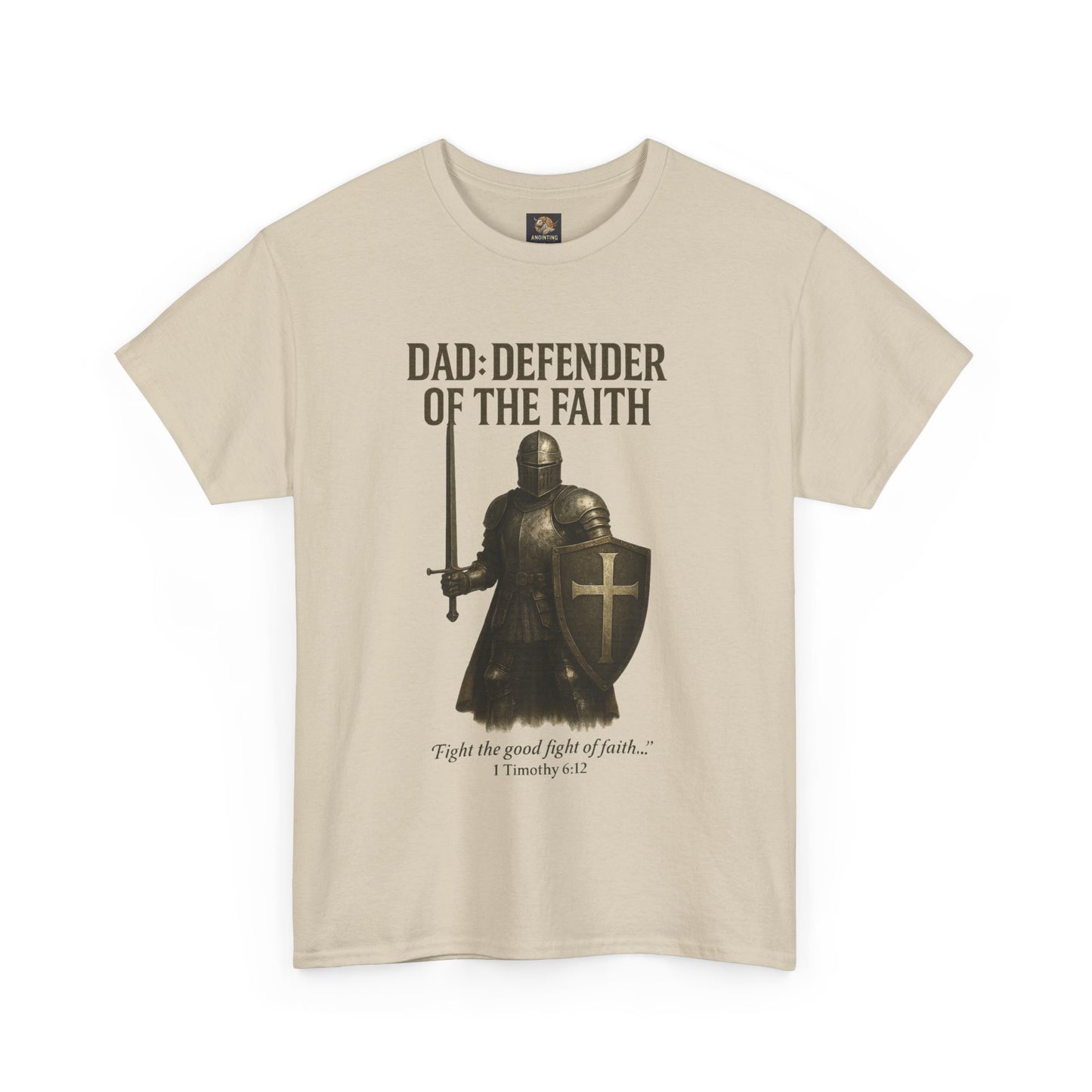 Christian Tee - Dad: Defender of the Faith, Unisex