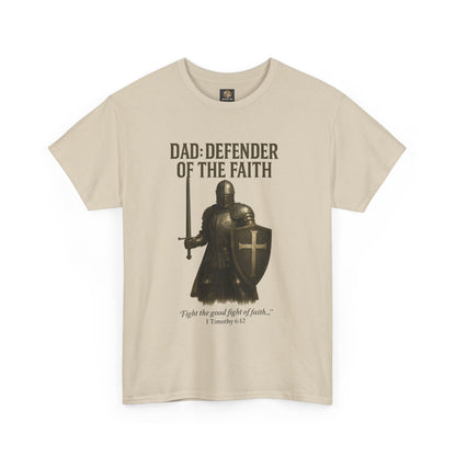 Christian Tee - Dad: Defender of the Faith, Unisex