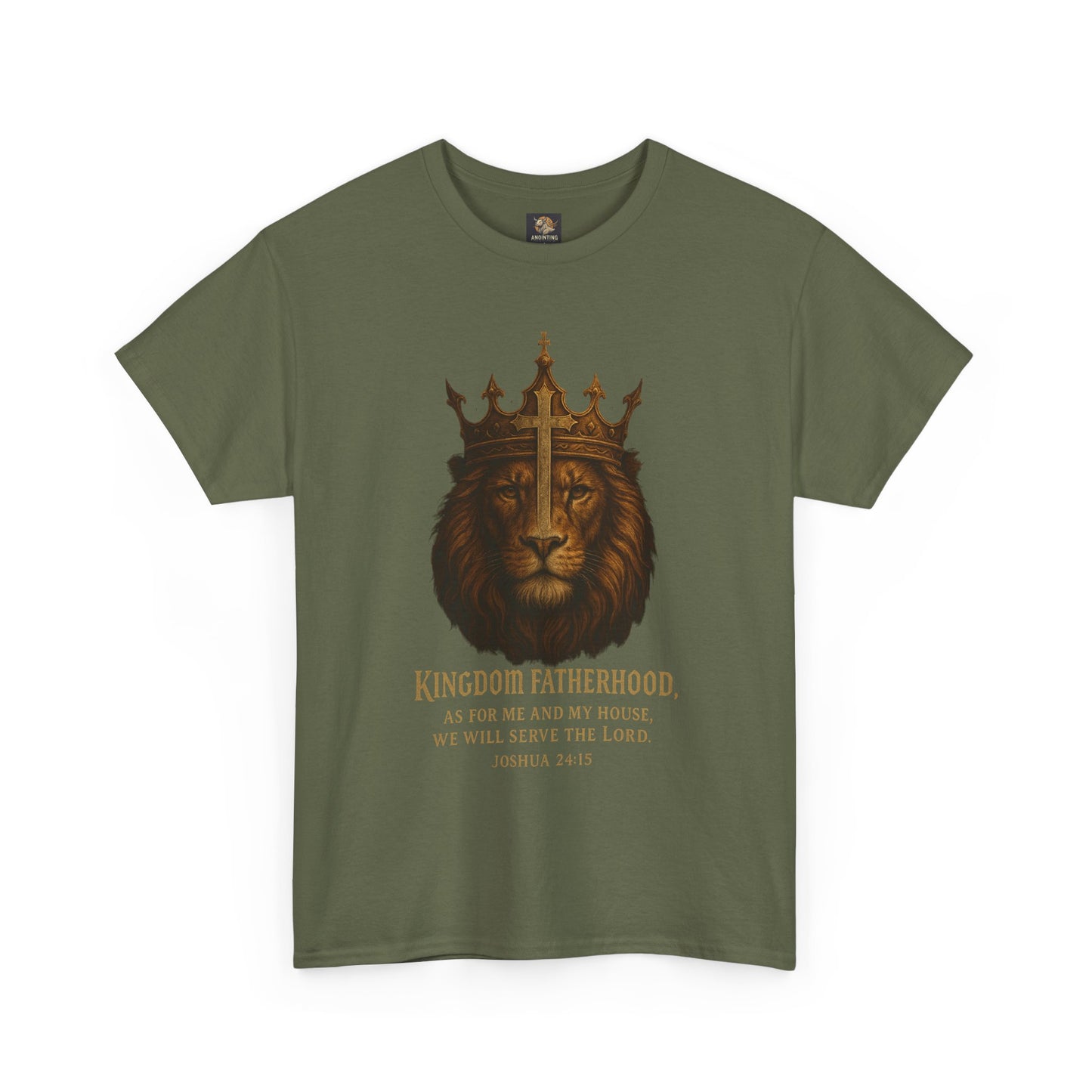 "Kingdom Fatherhood" Lion & Crown Scripture Tee