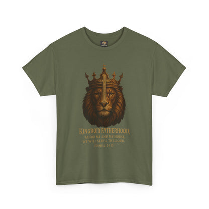 "Kingdom Fatherhood" Lion & Crown Scripture Tee