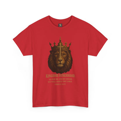 "Kingdom Fatherhood" Lion & Crown Scripture Tee