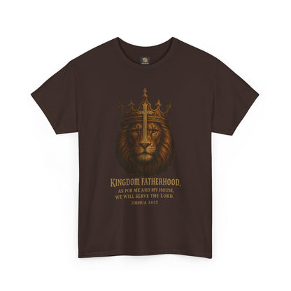 "Kingdom Fatherhood" Lion & Crown Scripture Tee