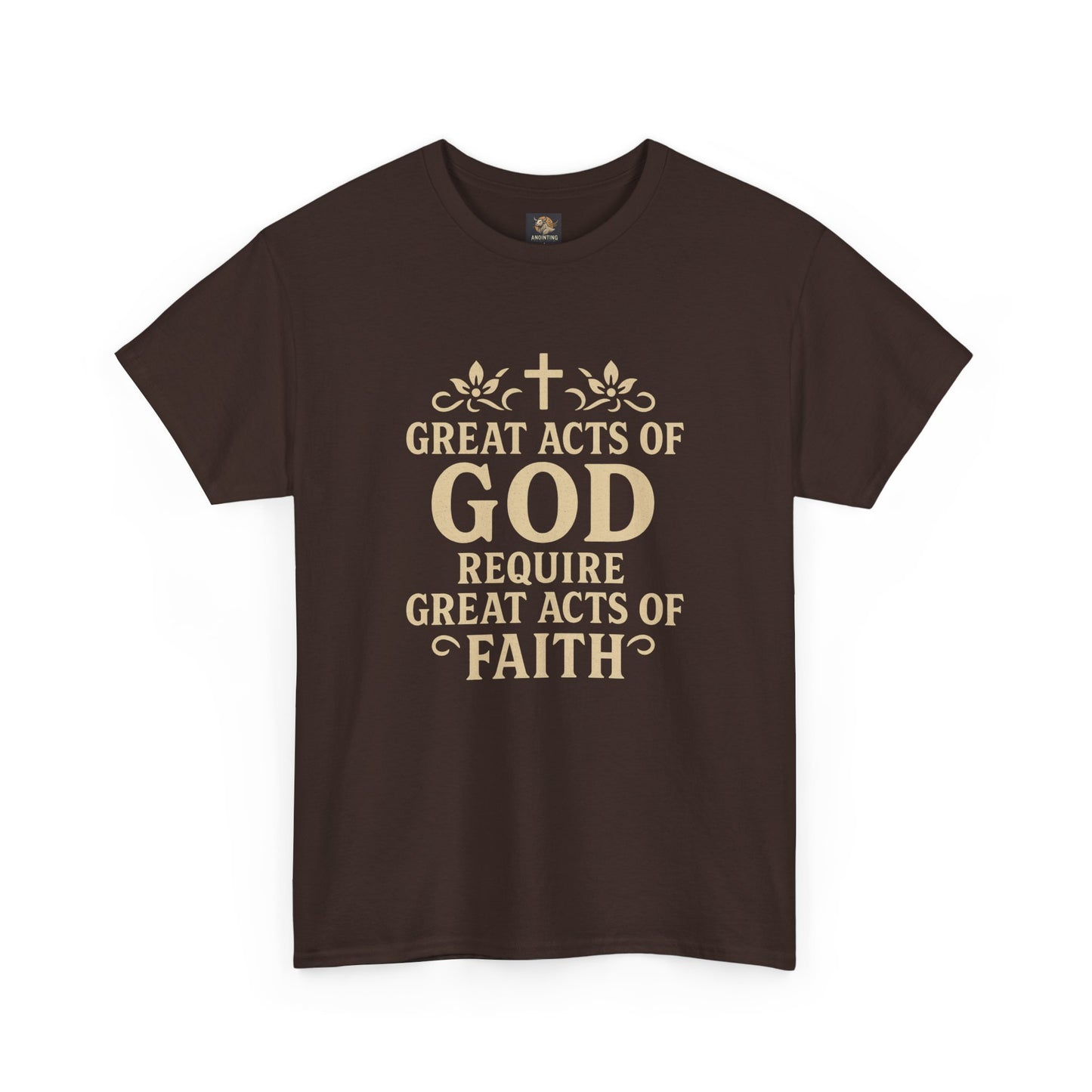 Christian Tee - Great Acts of God & Faith