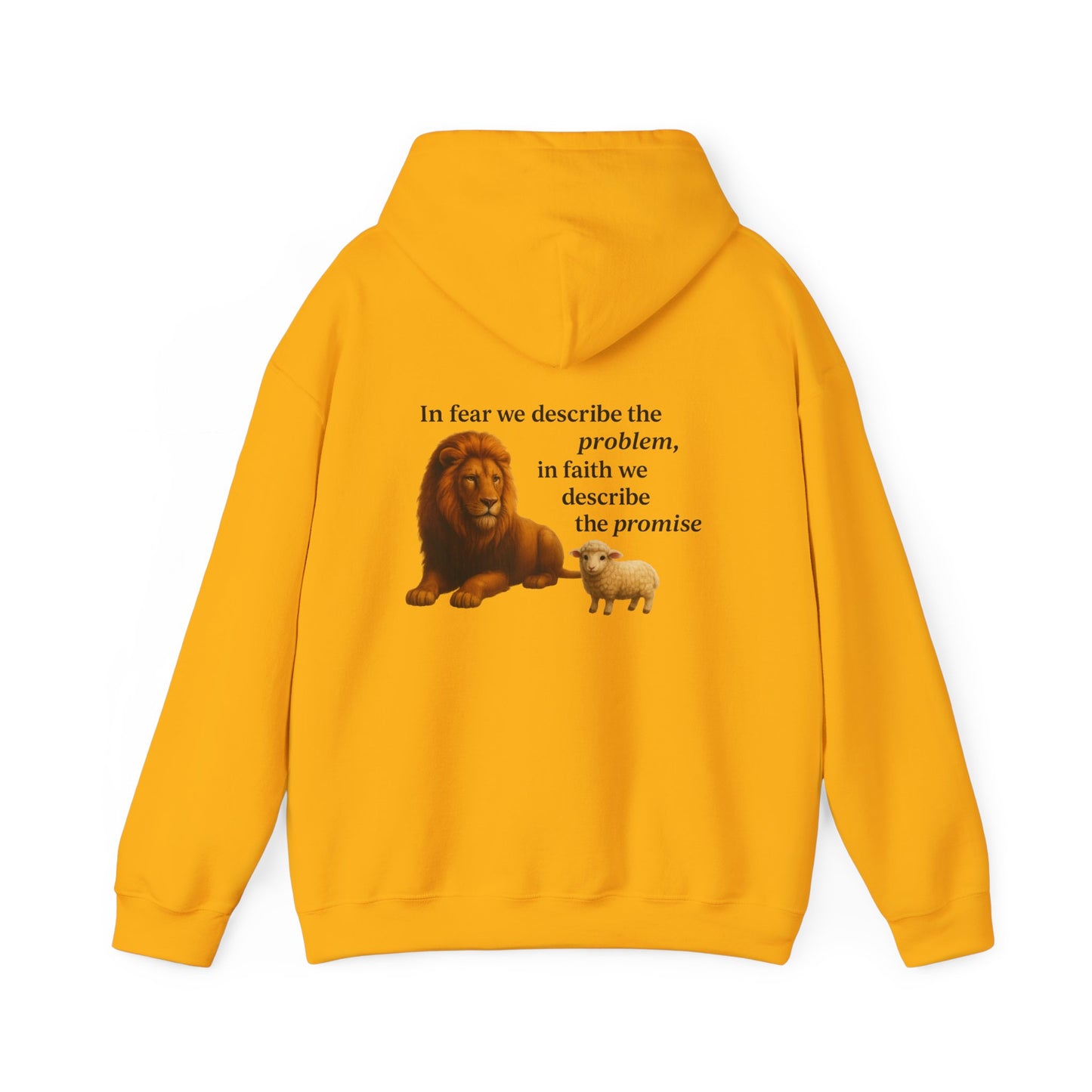 Christian Lion and Lamb Hoodie
