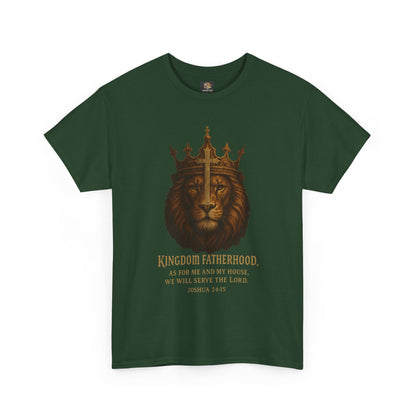 "Kingdom Fatherhood" Lion & Crown Scripture Tee