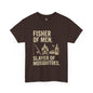 "Fisher of Men. Slayer of Mosquitoes." Campfire Faith Tee