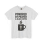 "Powered by Prayer & Black Coffee" Rugged Faith Tee