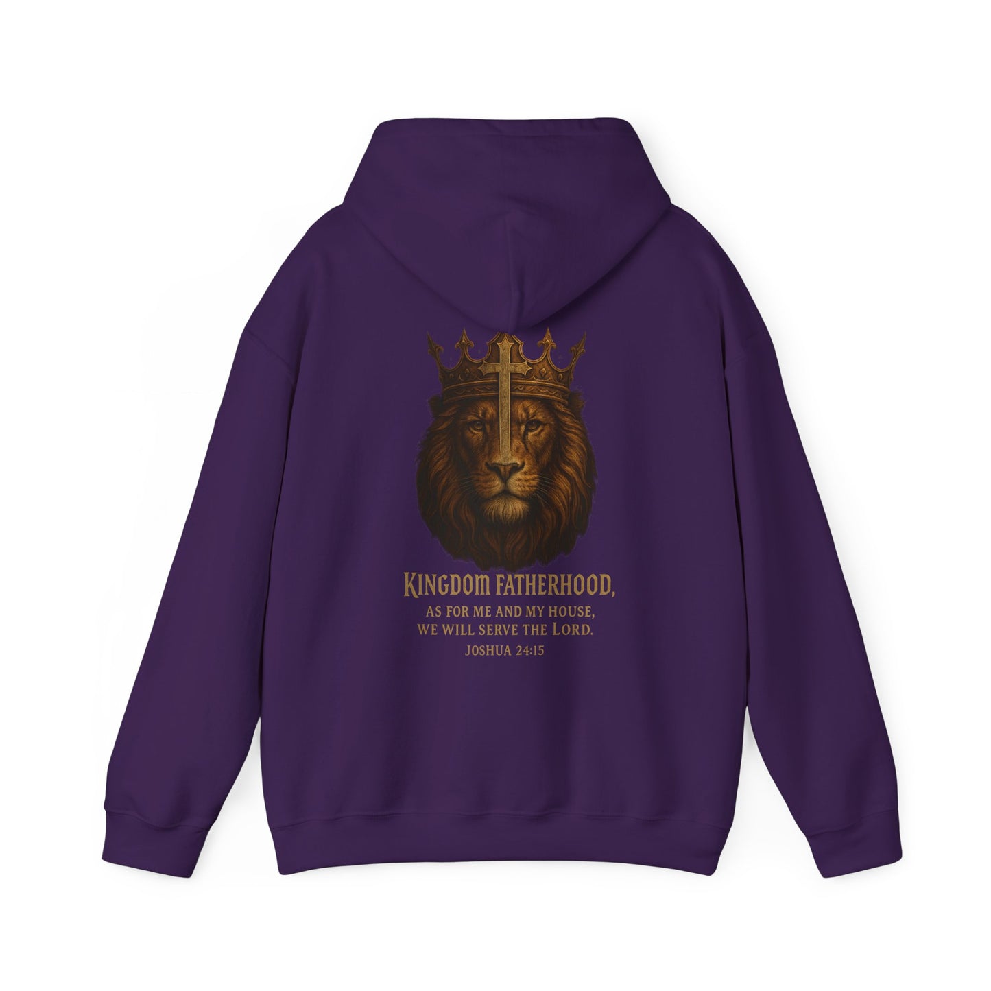 "Kingdom Fatherhood" Crowned Lion Hoodie