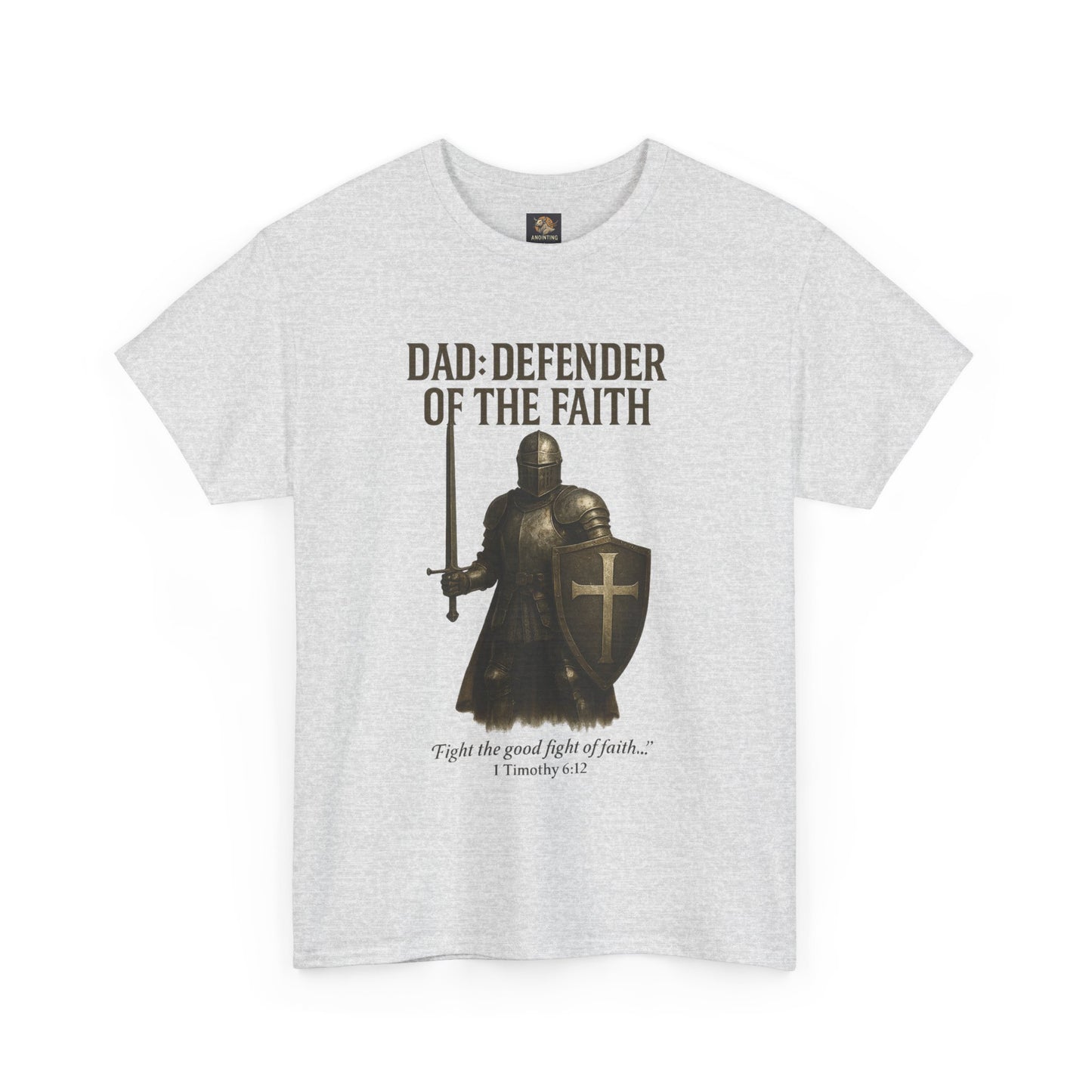 Christian Tee - Dad: Defender of the Faith, Unisex