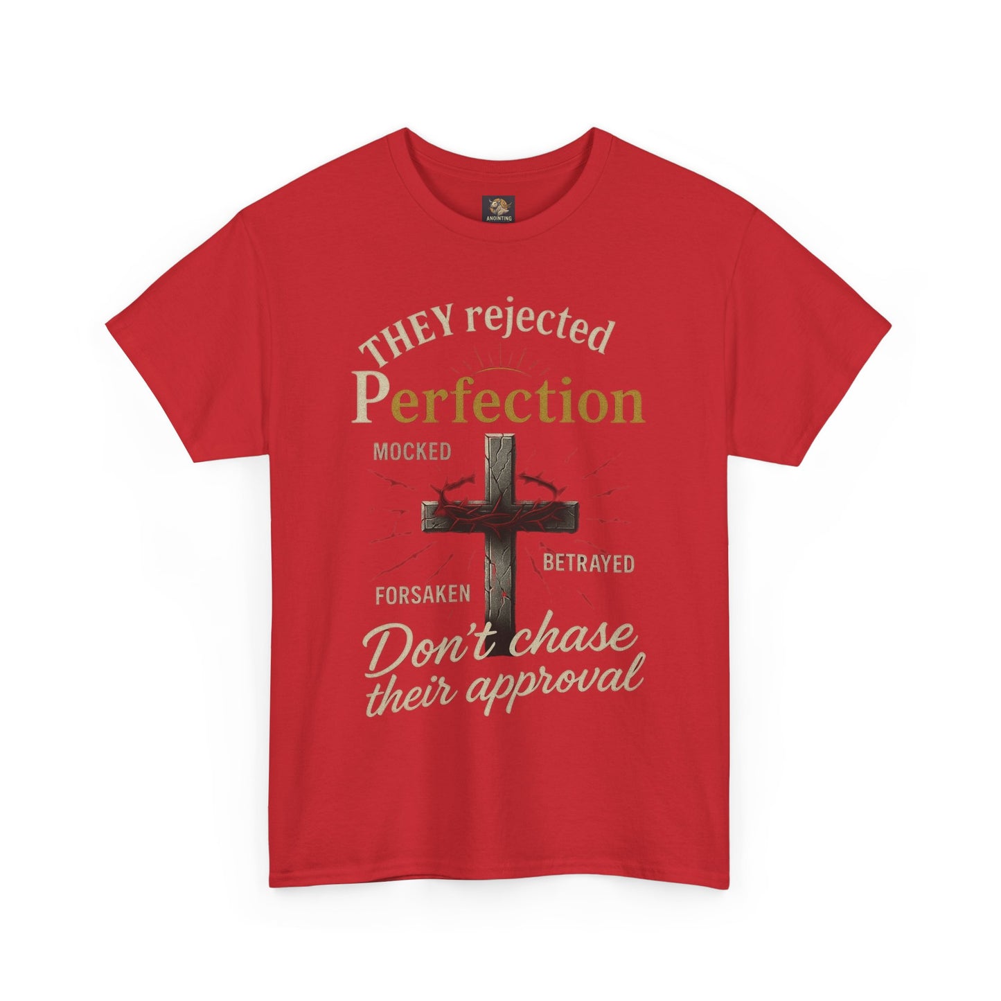 Christian Tee - 'They rejected Perfection Don’t chase their approval'
