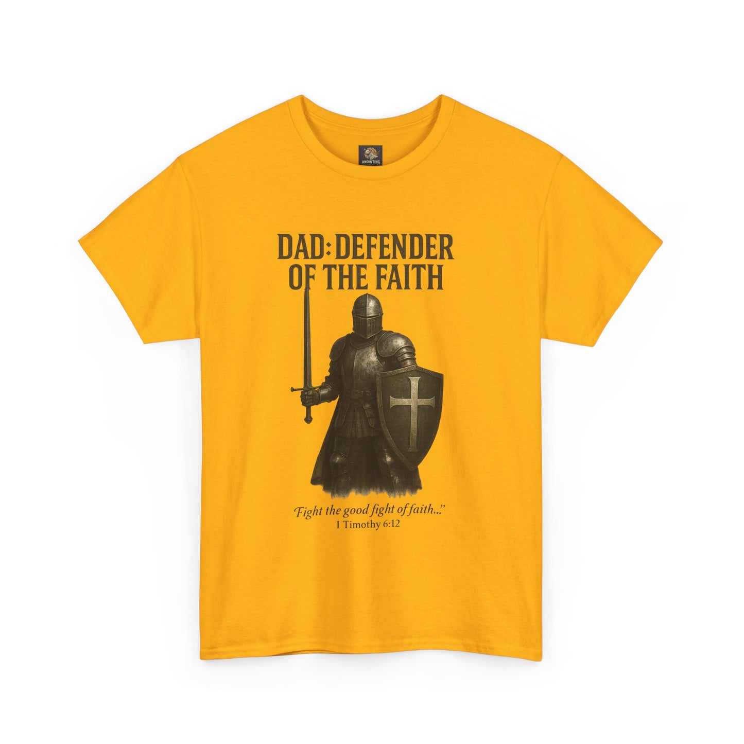 Christian Tee - Dad: Defender of the Faith, Unisex