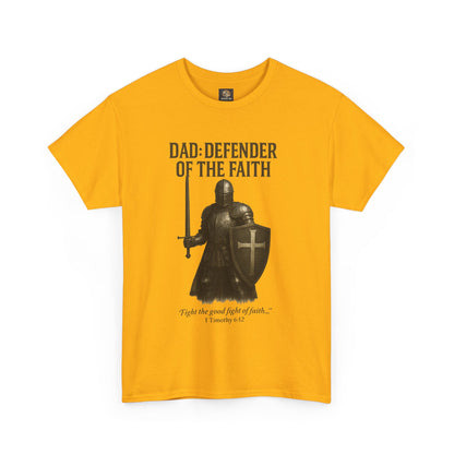 Christian Tee - Dad: Defender of the Faith, Unisex