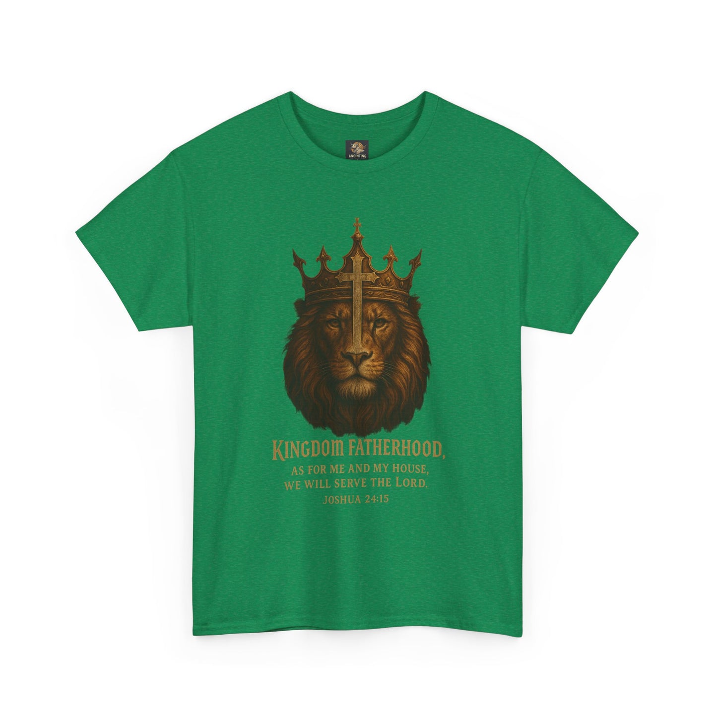 "Kingdom Fatherhood" Lion & Crown Scripture Tee