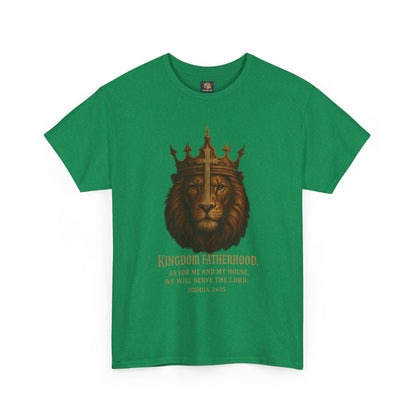 "Kingdom Fatherhood" Lion & Crown Scripture Tee