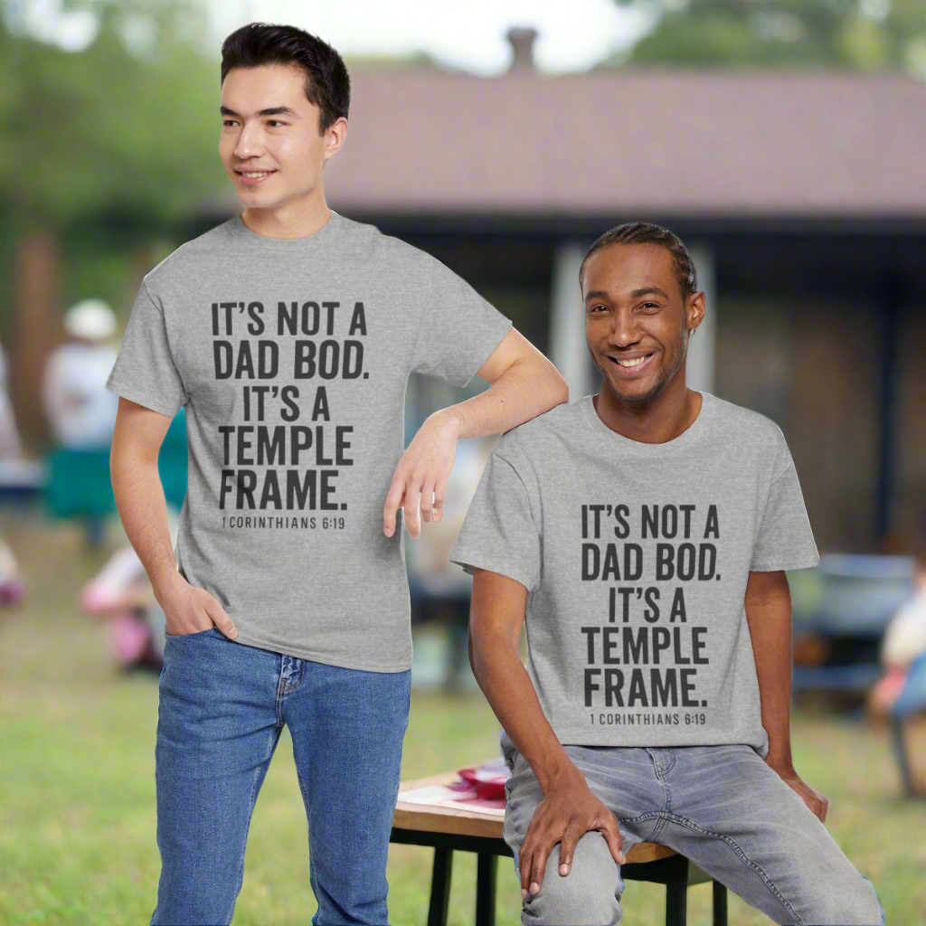 "Temple Frame" Dad Bod Christian Tee