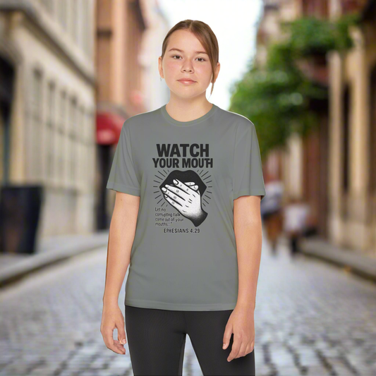 T-Shirt - Christian 'Watch Your Mouth' Ephesians 4:29 Design
