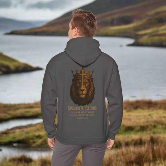 "Kingdom Fatherhood" Crowned Lion Hoodie