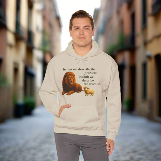 Christian Lion and Lamb Hoodie